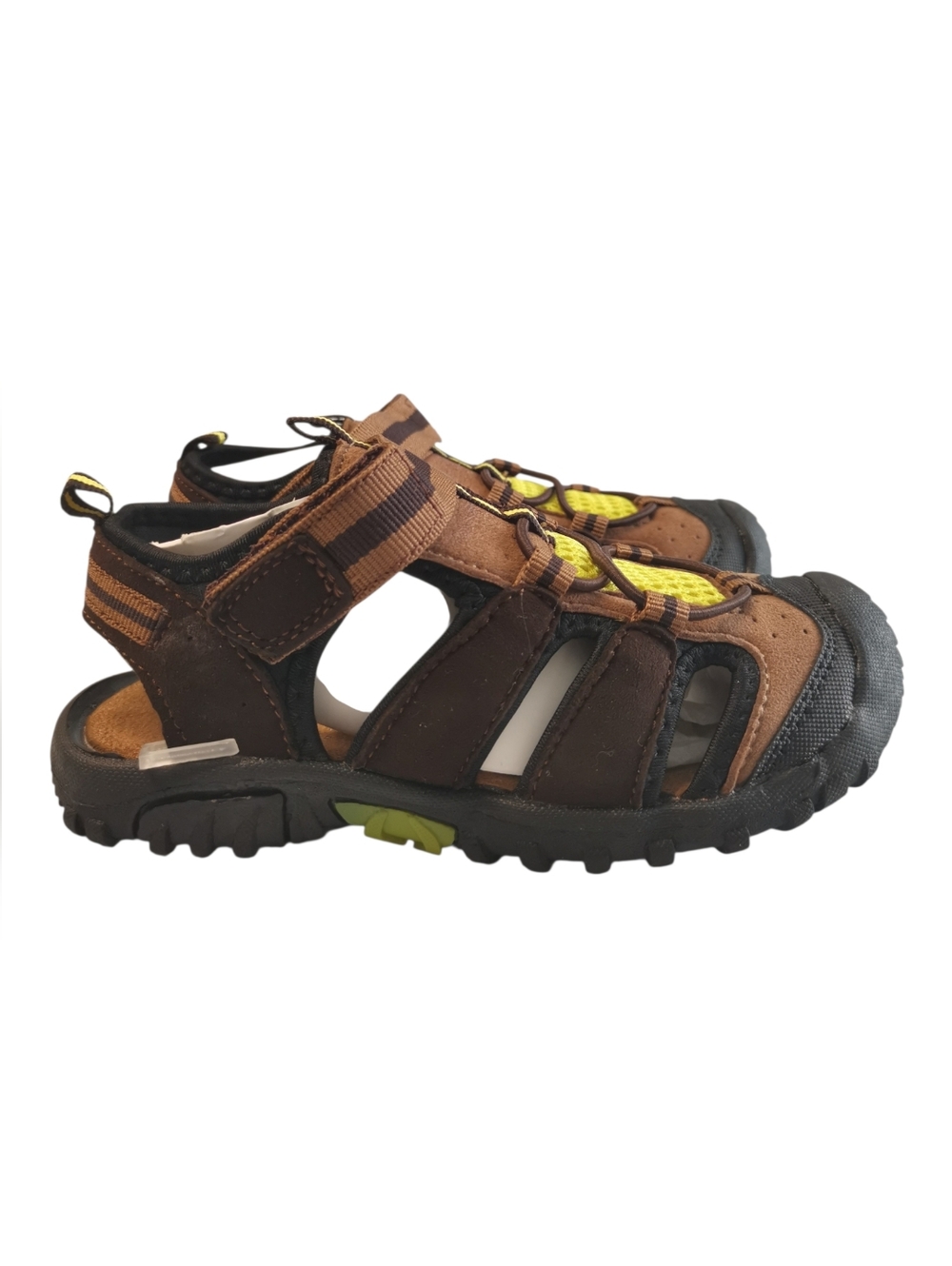 Jumping Jacks Boys Sandals NEW w/ Box EU 30 US 12–12.5 Brown Fisherman Style